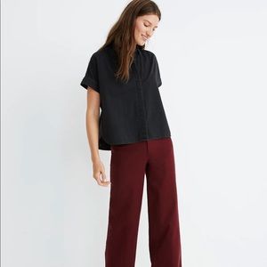 Madewell Black Button Down Shirt